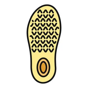 Shoe sole tread pattern vector illustration Illustrazione stock