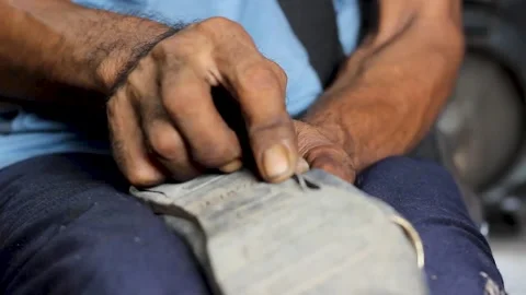 Shoe soles. Stock Footage 272843543