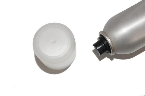 Shoe spray bottle with cap Stock Photos