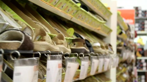 Shoe Store Stock Footage 668437