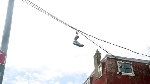 Shoe Tossing Video stock 79996034