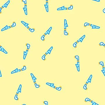 Shoe trees clothes care vector seamless pattern Illustrazione stock