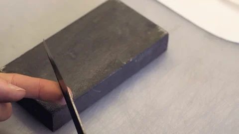 Shoemaker at work Stock Footage 111784615