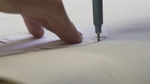 Shoemaker work process Stockbeeldmateriaal 106419782