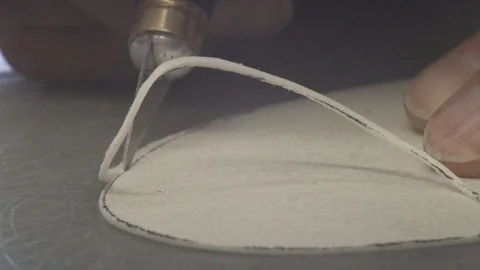 Shoemaker work process Stock Footage 106420054