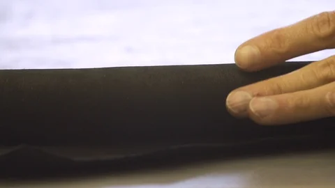 Shoemaker work process Stock Footage 106420287