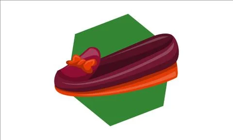 Shoes Back To School Template Vector Stock-Illustration