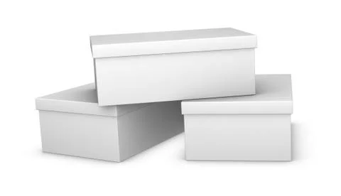 Shoes box Stock Illustration