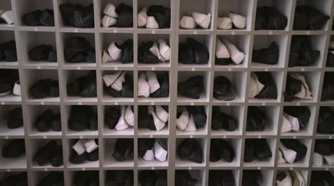 Shoes in cells Stock-Footage 63198815