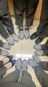 Shoes circle Stock Photos