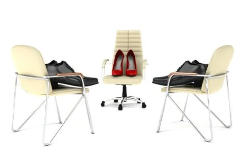 Shoes. Concept render Stock Photos