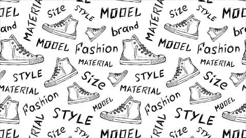 Shoes concept on white background Stock Footage 122363889