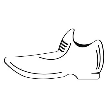 Shoes logo vector illustration Stock Illustration