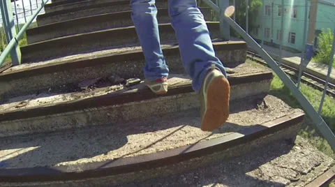 Shoes low angle 動画素材 26061124