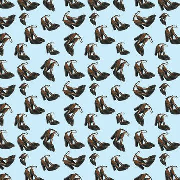 Shoes pattern Stock Illustration