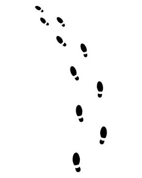 Shoes prints Stock Illustration