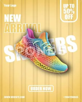 Shoes Promo New Arrival PSD 템플릿