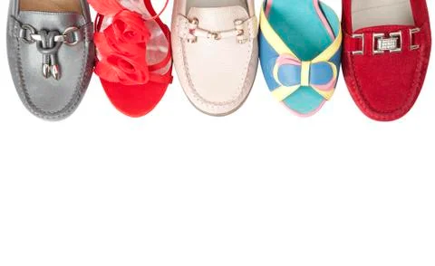 Shoes in a row Фото