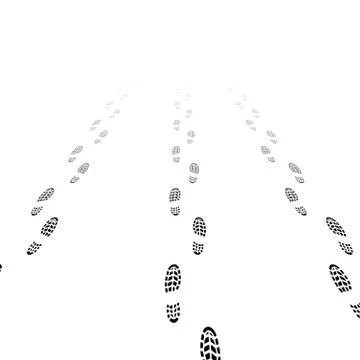Shoes silhouettes with gradient Stock Illustration