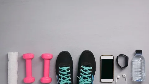 Shoes stop motion Stock Footage 97183071