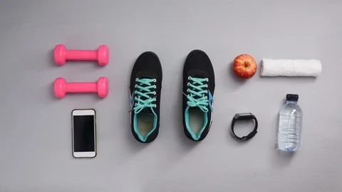 Shoes stop motion Video stock 97622410