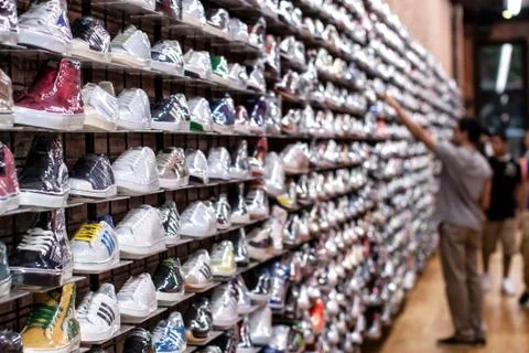 Shoes store. Stock Photos