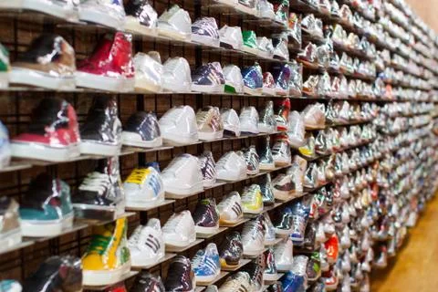Shoes store. Stock Photos