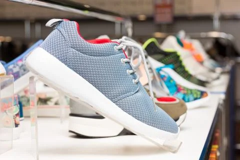 Shoes the store Stock Photos