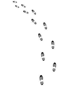 Shoes, turn left Stock Illustration