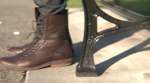 Shoes Walking 1 Stock Footage 23427350