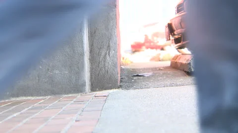 Shoes Walking 12 Stock Footage 23426851