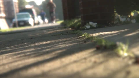 Shoes Walking 2 Stock Footage 23425006