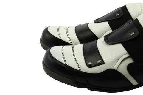 Shoes on a white background Stock Photos