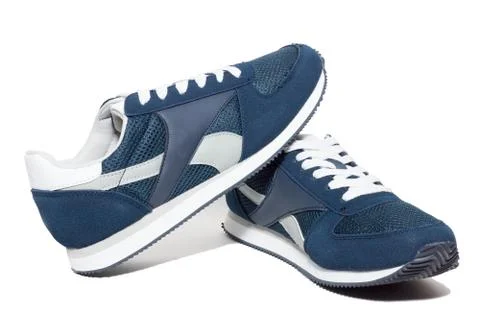 Shoes on a white background Stock Photos