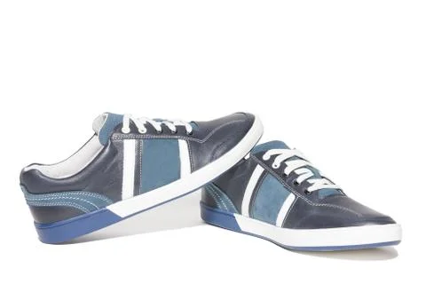 Shoes on a white background Stock Photos