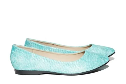 Shoes on a white background Stock Photos