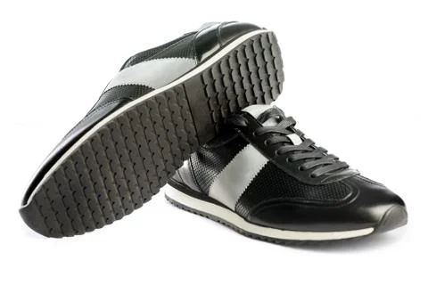 Shoes on a white background Stock Photos