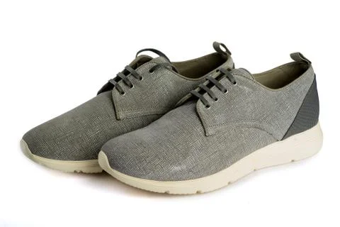 Shoes on a white background Stock Photos