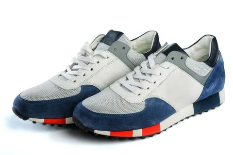 Shoes on a white background Stock Photos