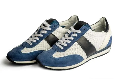 Shoes on a white background Stock Photos