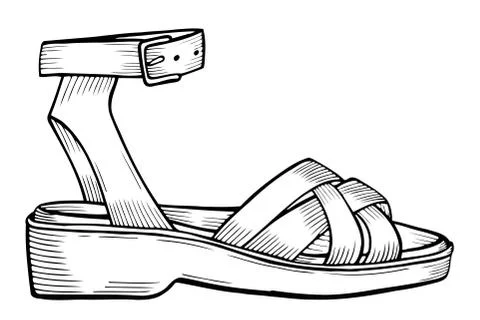 Shoes on white 스톡 일러스트