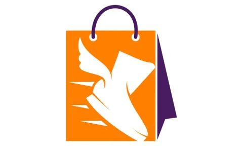 Shoes Wing Template Stockillustratie