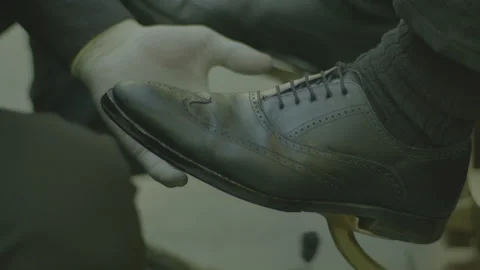 SHOESHINE 5 Video stock 306762659