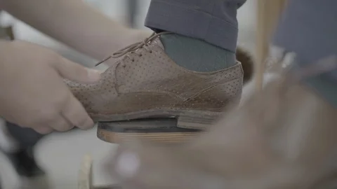 Shoeshine Stock Footage 110845676
