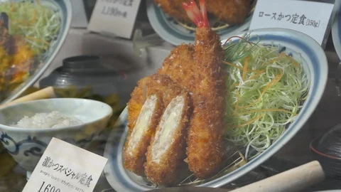 Shokuhin Sampuru Stock Footage 93677837