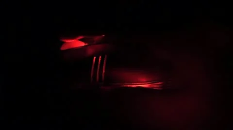 The shone computer mouse in night Stock-Footage 10572489