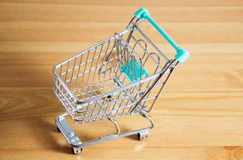 A shooping cart Stock Photos