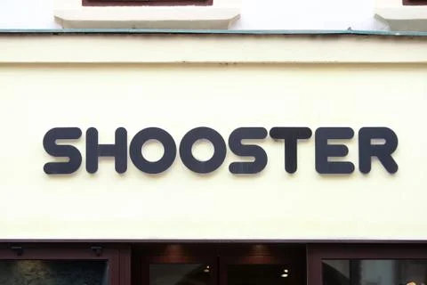 Shooster logo Stock Photos