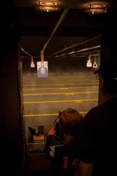 Shoot Range Tutorial Stock Photos