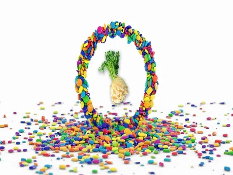 Shoot Sugar Eat Celeriac Stock Footage 80273226